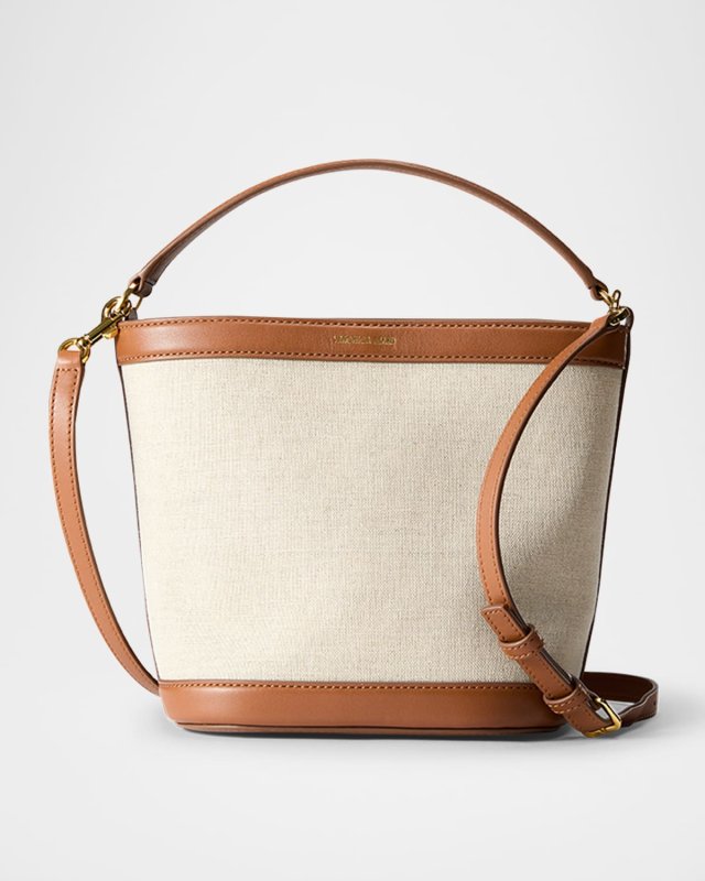 Small Canvas Bucket Bag